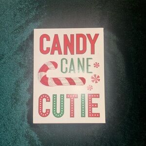 Holiday Decor Pairing Sign & DIY Greeting NWT